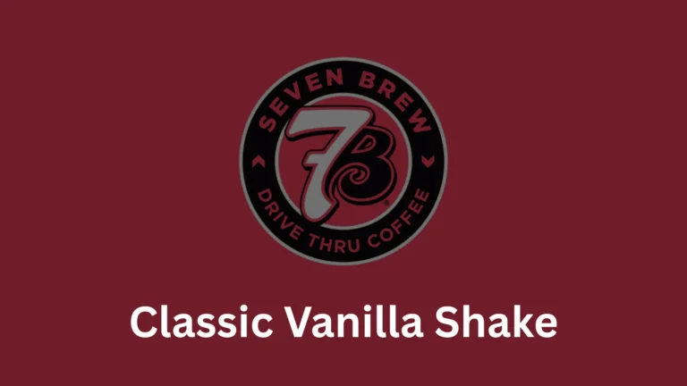 7 Brew Classic Vanilla Shake