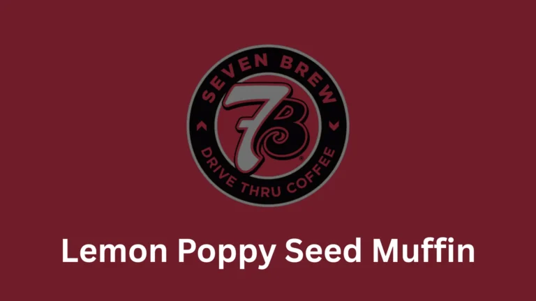 7 Brew Lemon Poppy Seed Muffin